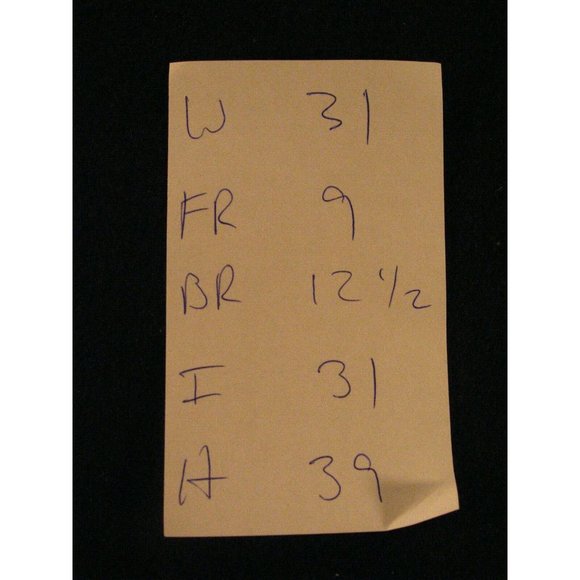 Lucky Brand Womens Jeans 31 x 31 MEASURED tag 10/30 CLASSIC RIDER Blue Denim - Picture 12 of 12